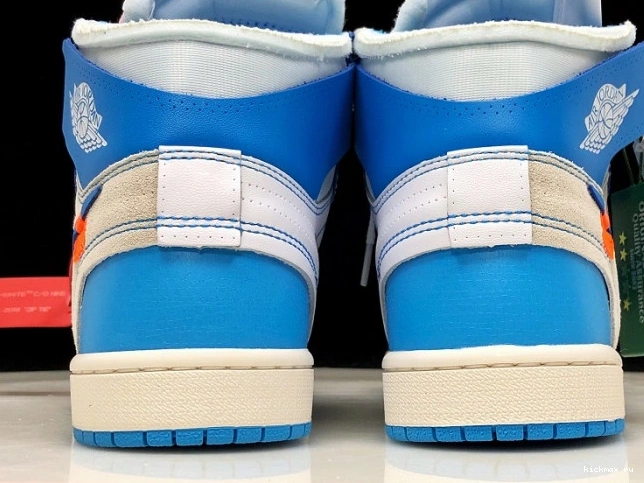 Cheap Off-White Powder AQ0818-148 UNC 1 Air Blue Jordan 0813